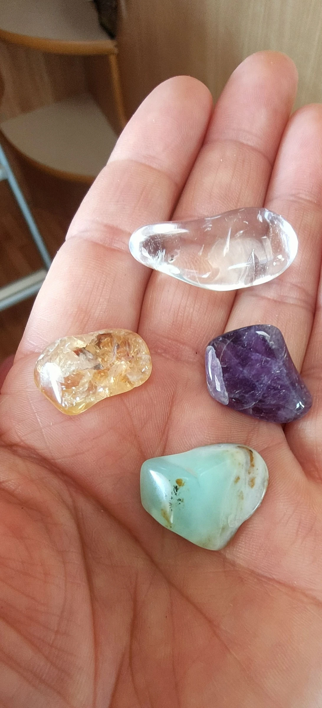Lot de 4 pierres qualité +